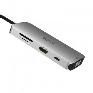 MOKiN 8in1 USB-C Hub ezüst (MOUC0503)