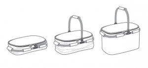 Tescoma COOLBAG összecsukható tároló/hűtőkosár (892350.00)