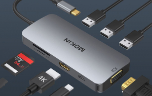 MOKiN 8in1 USB-C Hub ezüst (MOUC0503)