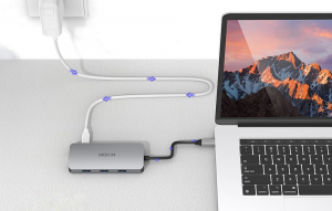 MOKiN 8in1 USB-C Hub ezüst (MOUC0503)