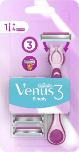 Gillette Simply Venus 3 női borotva + 4db fej (7702018366262)