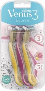 Gillette Venus 3 Dragonfruit női borotva 3db (7702018615001)