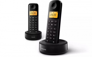 Philips D1602B/53 2 kézibeszélős vezeték nélküli telefon