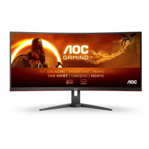 34" AOC CU34G2XE/BK ívelt LCD monitor