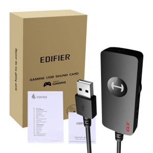 Edifier GS01 USB külső hangkártya fekete