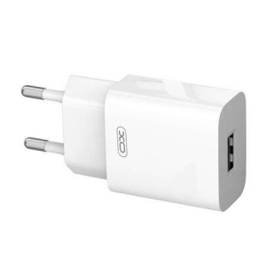 XO L99 USB-A hálózati töltő + USB-A - Lightning kábel fehér (6920680827923)