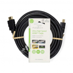 Nedis Ultra High Speed HDMI összekötő kábel 3m (CVGL35000BK30)