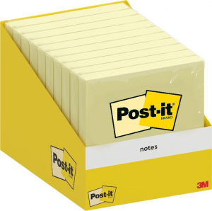 3M Post-it 6820-CY öntapadós jegyzettömb 76x76mm kanárisárga 100lap (7100317841)