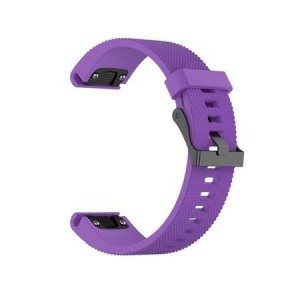 Gigapack 20mm szilikon, QuickFit csatlakozású Garmin pótszíj rombusz mintás lila (GP-149211)