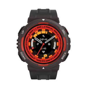 Amazfit Active Edge okos&oacute;ra Lava Black (W2212EU1N)