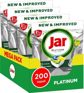 Jar Platinum Lemon mosogatógép tabletta 200db (8006540750186)