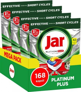 Jar Platinum Plus Lemon mosogatógép tabletta 168db (8006540751190)