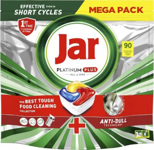 Jar Platinum Plus Anti-Dull Lemon mosogatógép tabletta 90db (8006540816714)