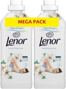 Lenor Sensitive Cotton Fresh &ouml;bl&iacute;tő 2x925 ml (8006540890189)