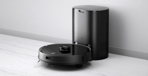 Lydsto R1 Pro robotporszívó és felmosó portartállyal fekete (6973496060398)