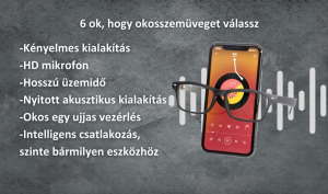 Techsend Smart Audio okos napszemüveg (5999861712199)