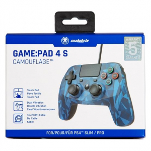 Snakebyte GAME:PAD 4 S vezetékes kontroller kék terepmintás (SB912399)