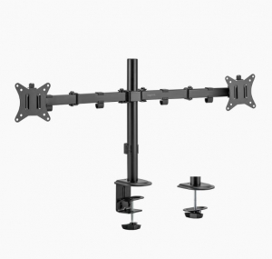 Logilink kettős monitortartó 17 32" karhossz mindegyik 376mm,alumínium (BP0172)