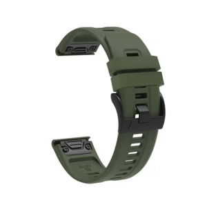 Gigapack 26mm szilikon, QuickFit csatlakozású Garmin pótszíj sötétzöld (GP-149235)