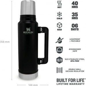 Stanley Classic termosz 1,4 liter fekete (10-08265-002)