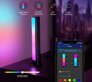 Govee RGBICWW WiFi + Bluetooth Flow Plus Light Bars (H6056)