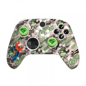 FR-TEC Superman Xbox Series/One kontroller gumiborítás és analóg kupak (SUPXBCK)