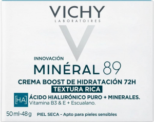 VICHY Mineral89 72h Moisture Boosting Cream Rich arckrém 50 ml (3337875839501)