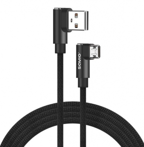 Savio CL-161 USB - Micro USB kábel 1m fekete