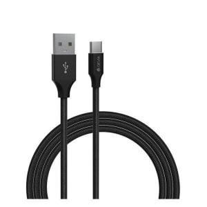 Devia Gracious USB-A - USB-C töltő- és adatkábel 1m fekete (EC303_B)