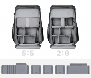 K&F Concept Alpha Air fotós hátizsák sárga (KF-13-128)