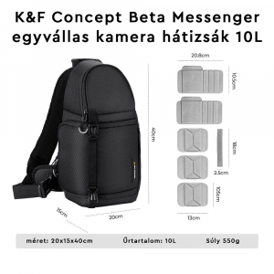 K&F Concept Beta fotós hátizsák fekete (KF-13-141)