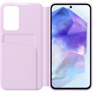 Samsung Galaxy A55 (5G) Smart View Wallet tok levendula színű (EF-ZA556CVEGWW)