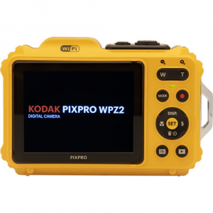 Kodak Pixpro WPZ2 vízálló/porálló/ütésálló digitális fényképezőgép sárga + 2db akku és 16GB memóriakártya