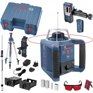 Bosch Professional GRL 300HVG + LR1 + WM4 + RC1 Rotációs lézer Önszintező Hatótáv (max.): 300 m 0601061701