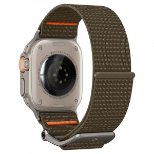 Spigen DuraPro Flex Apple Watch 4/5/6/7/8/9/SE/Ultra1/2 42/44/45/49mm szíj khaki (AMP05982)