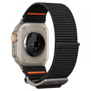 Spigen DuraPro Flex Apple Watch 4/5/6/7/8/9/SE/Ultra1/2 42/44/45/49mm szíj fekete (AMP05981)