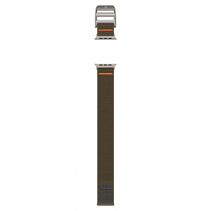 Spigen DuraPro Flex Apple Watch 4/5/6/7/8/9/SE/Ultra1/2 42/44/45/49mm szíj khaki (AMP05982)