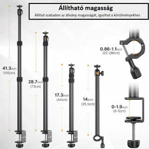 Ulanzi Vijim LS02 multifunkciós, asztalra rögzíthető állvány rendszer (UL-2487)