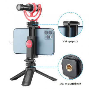 Ulanzi ST-06 telefon tartó adapter vakupapucs csatlakozóval (UL-1403)