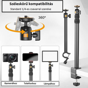 Ulanzi Vijim LS02 multifunkciós, asztalra rögzíthető állvány rendszer (UL-2487)