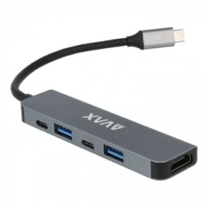 AVAX HB611 CONNECT+ 5in1 Multi USB-C HUB (5999574480644)