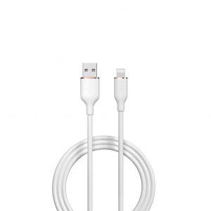 Devia JELLY USB-A - Lightning töltő- és adatkábel 1.2m fehér (EC630_W)