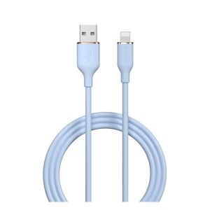 Devia JELLY USB-A - Lightning töltő- és adatkábel 1.2m kék (EC630_BL)