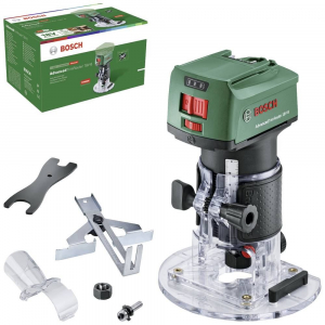 Bosch Home and Garden Felületmaró AdvancedTrimRouter 18V-8 kefe nélkül, Tartozékokkal, akku nélkül, töltő nélkül  06039D5000