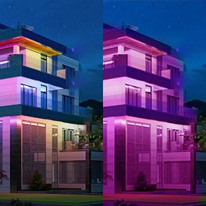 Govee Phantasy k&uuml;lt&eacute;ri LED RGBIC szalag 10m (H6172)