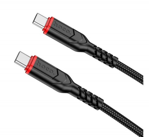 HOCO X59 Victory USB-C - USB-C adat- &eacute;s t&ouml;ltők&aacute;bel 1m fekete