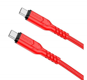 HOCO X59 USB-C - USB-C adat- és töltőkábel 2m piros