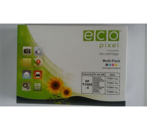 Ecopixel utángyártott EPSON T1285 tintapatron multipack 4db-os (C13T12854010LFU)