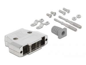 Delock D-Sub 25 csatlakoz&oacute; f&eacute;m h&aacute;za (66627)