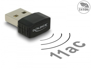 Delock USB 2.0 WLAN ac/a/b/g/n Nano adapter (12461)